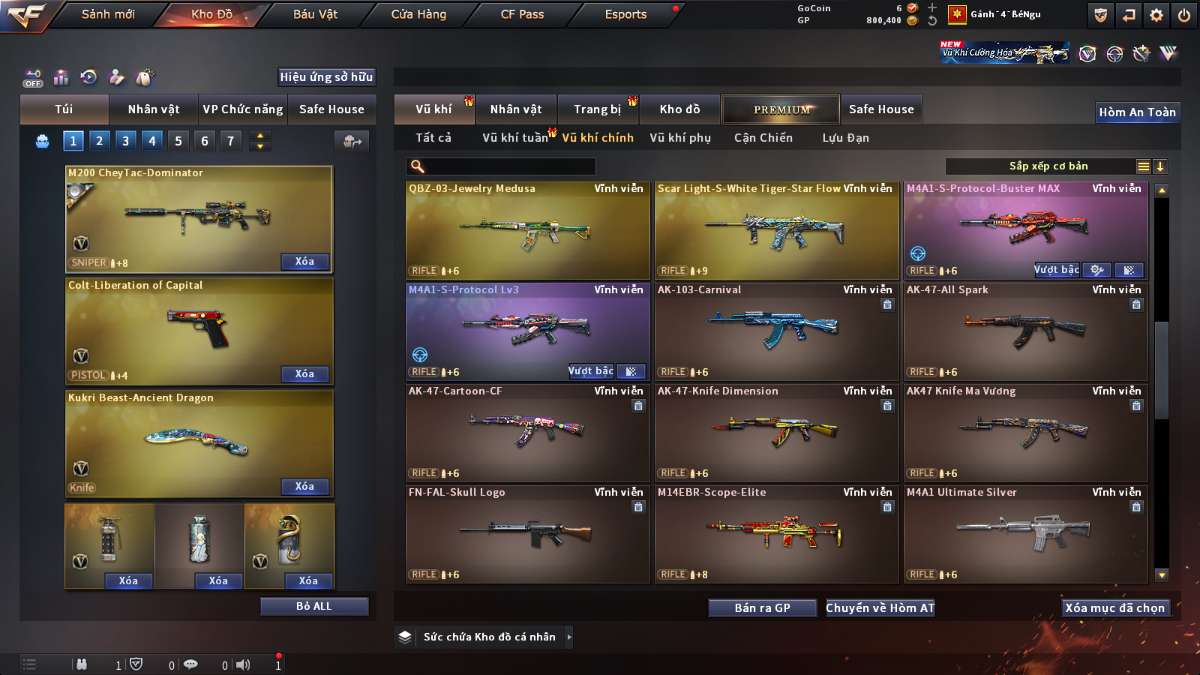 shop acc cf uy tin gia re